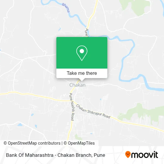 Bank Of Maharashtra - Chakan Branch map