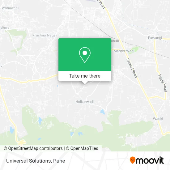Universal Solutions map