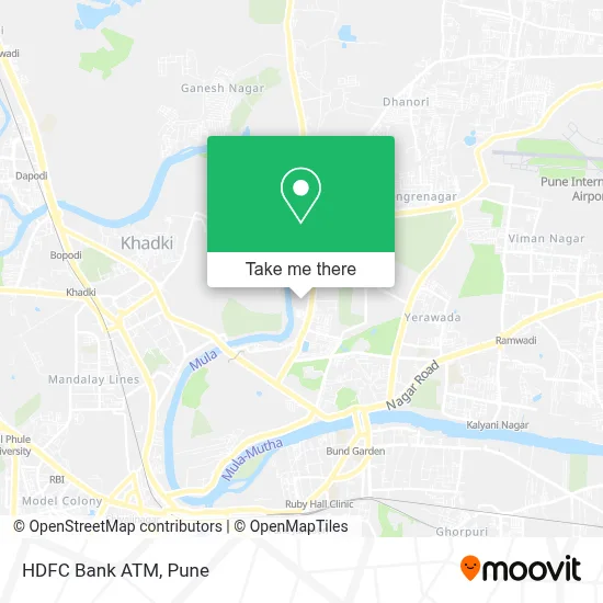 HDFC Bank Atm map