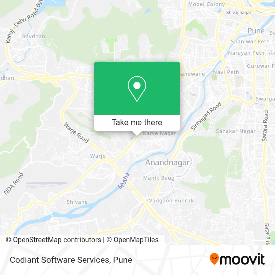 Codiant Software Services map