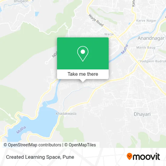 Created Learning Space map