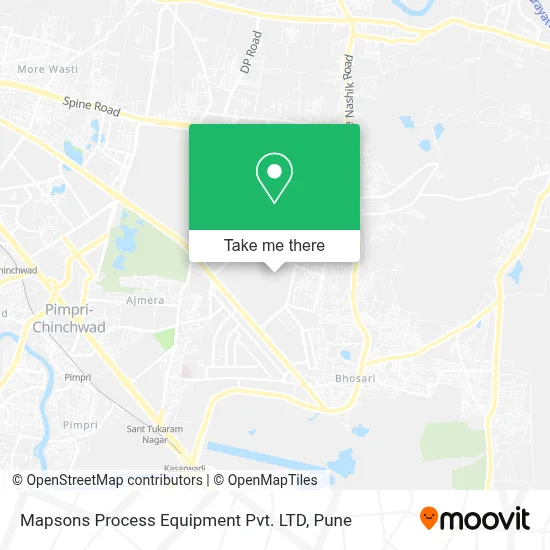 Mapsons Process Equipment Pvt. LTD map
