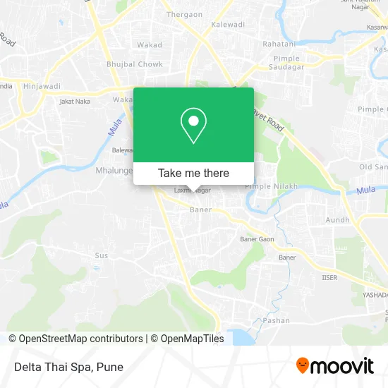 Delta Thai Spa map