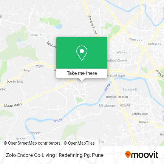 Zolo Encore Co-Living | Redefining Pg map