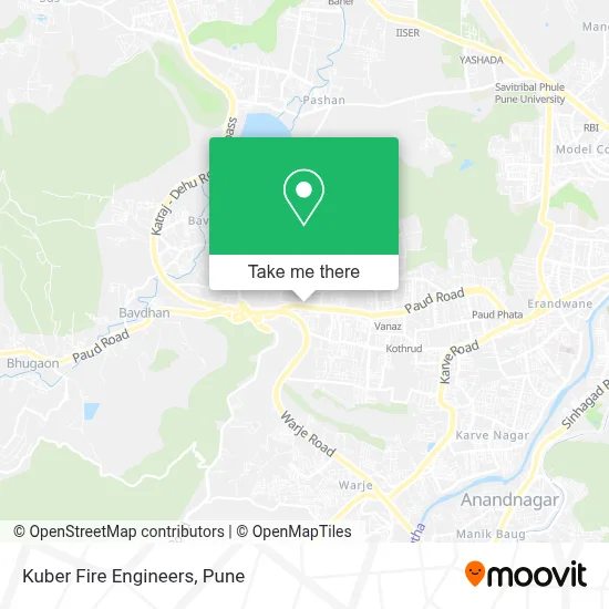 Kuber Fire Engineers map