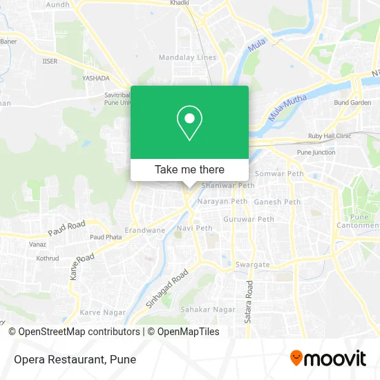 Opera Restaurant map