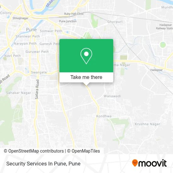 Security Services In Pune map