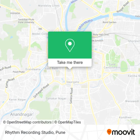 Rhythm Recording Studio map