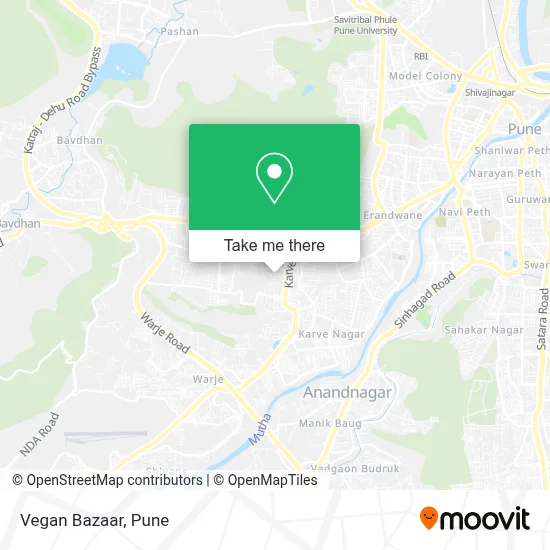 Vegan Bazaar map