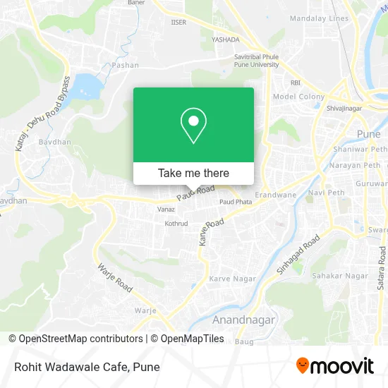 Rohit Wadawale Cafe map