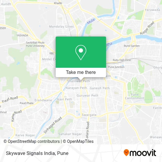 Skywave Signals India map