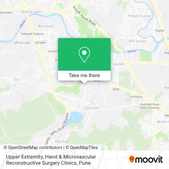 Upper Extremity, Hand & Microvascular Reconstructive Surgery Clinics map