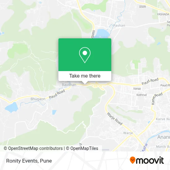 Ronity Events map