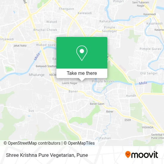 Shree Krishna Pure Veg map