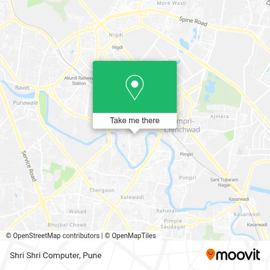 Shri Shri Computer map