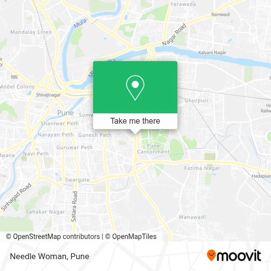 Needle Woman map