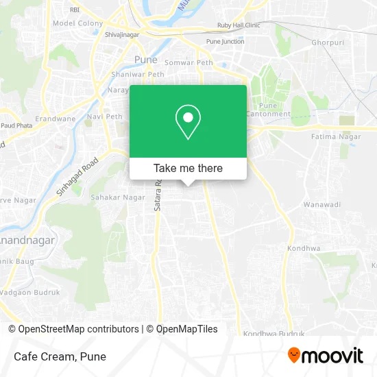 Cafe Cream map