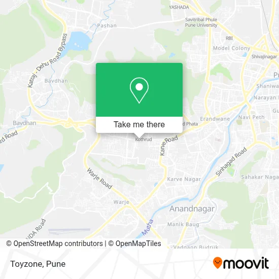 Toyzone map