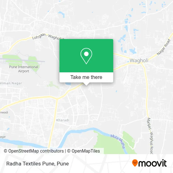 Radha Textiles Pune map