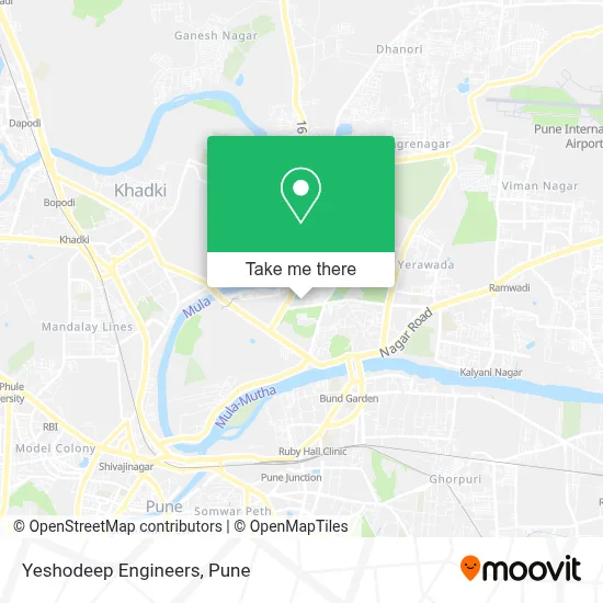 Yeshodeep Engineers map