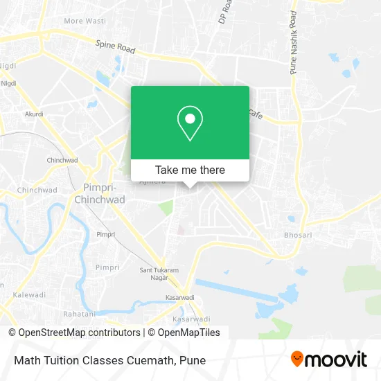 Math Tuition Classes Cuemath map