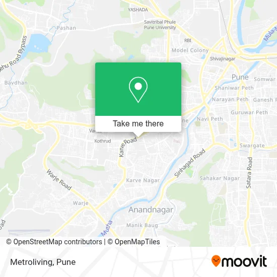 Metroliving map