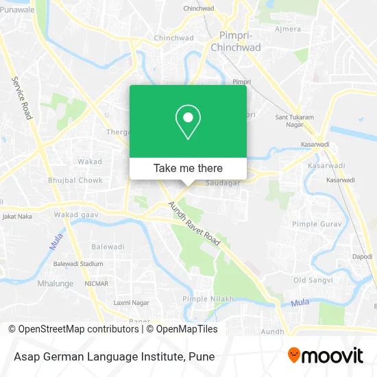 Asap German Language Institute map