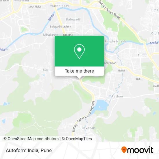 Autoform India map