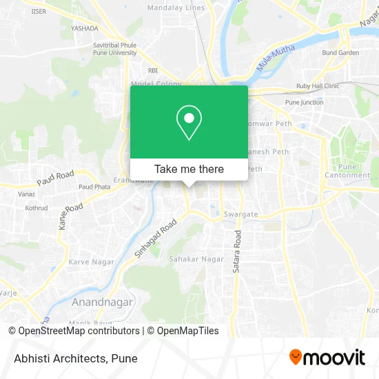 Abhisti Architects map