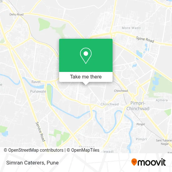 Simran Caterers map