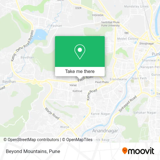 Beyond Mountains map