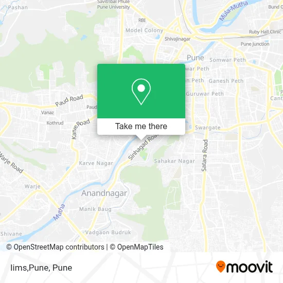 Iims,Pune map