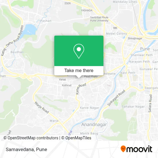 Samavedana map