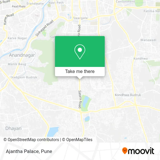 Ajantha Palace map