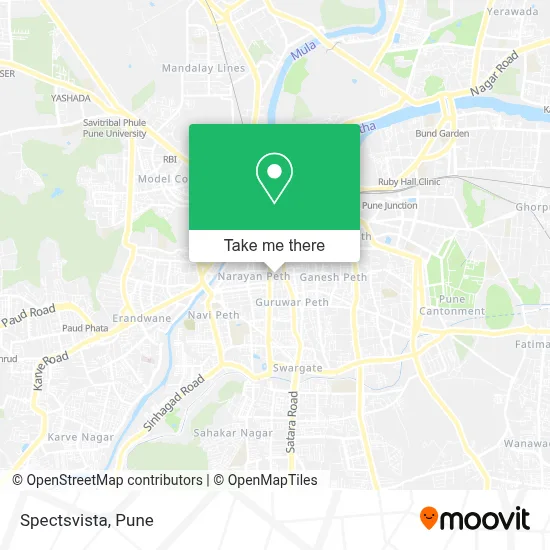 Spectsvista map