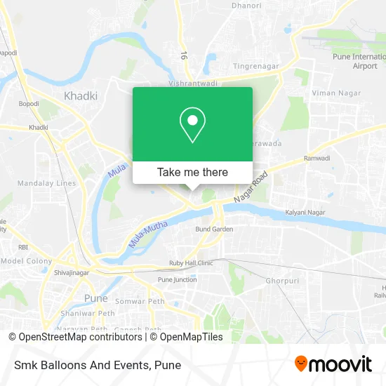Smk Balloons And Events map