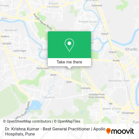 Dr. Krishna Kumar - Best General Practitioner  | Apollo Hospitals map