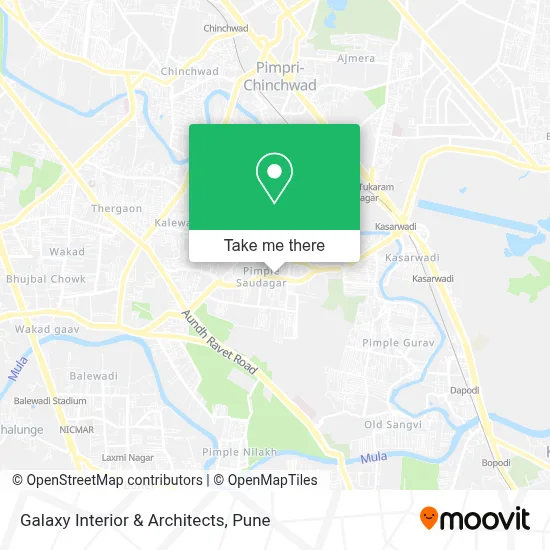 Galaxy Interior & Architects map