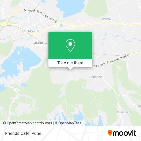 Friends Cafe map