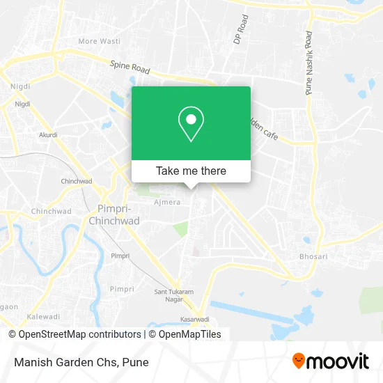 Manish Garden Chs map