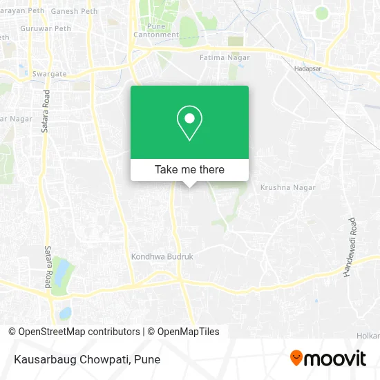 Kausarbaug Chowpati map