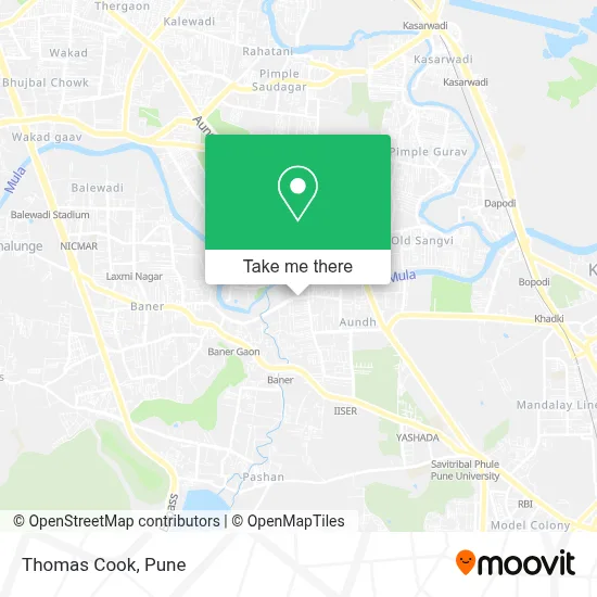 Thomas Cook map