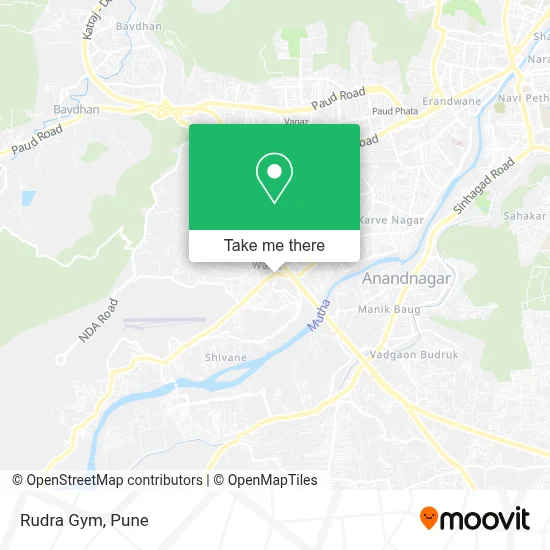 Rudra Gym map