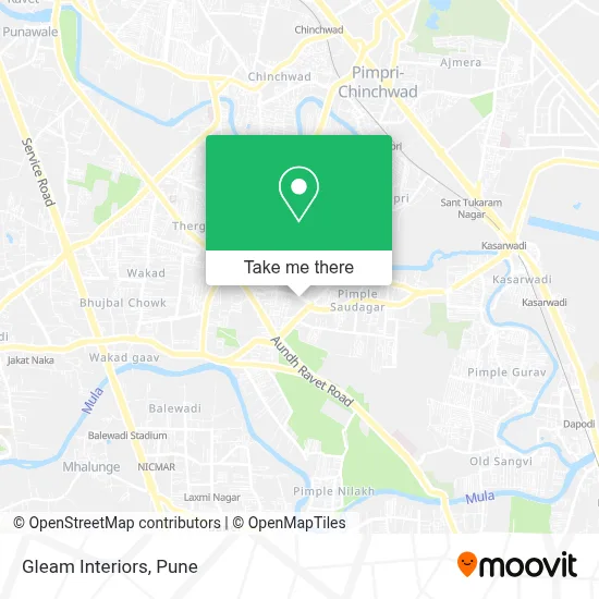 Gleam Interiors map