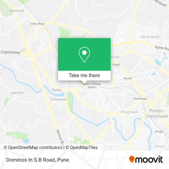 Dominos In S.B Road map