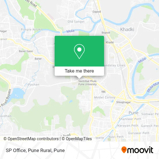 SP Office, Pune Rural map