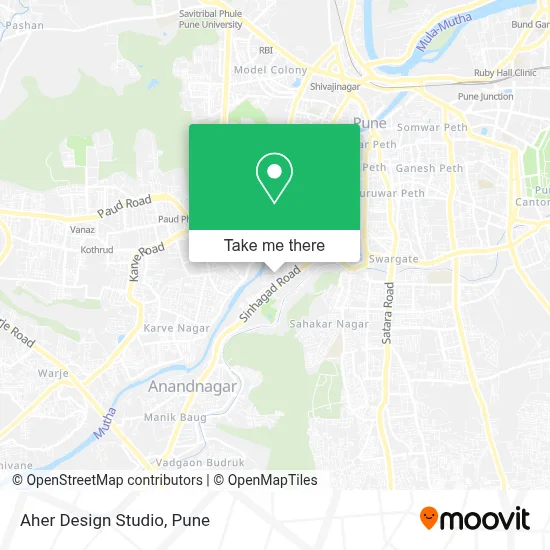 Aher Design Studio map