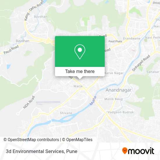 3d Environmental Services map