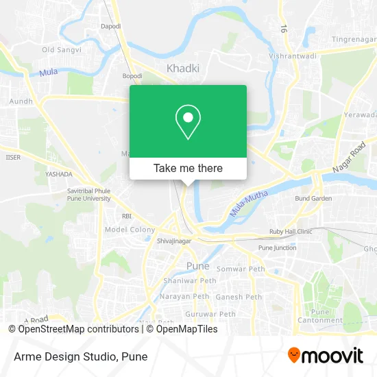 Arme Design Studio map