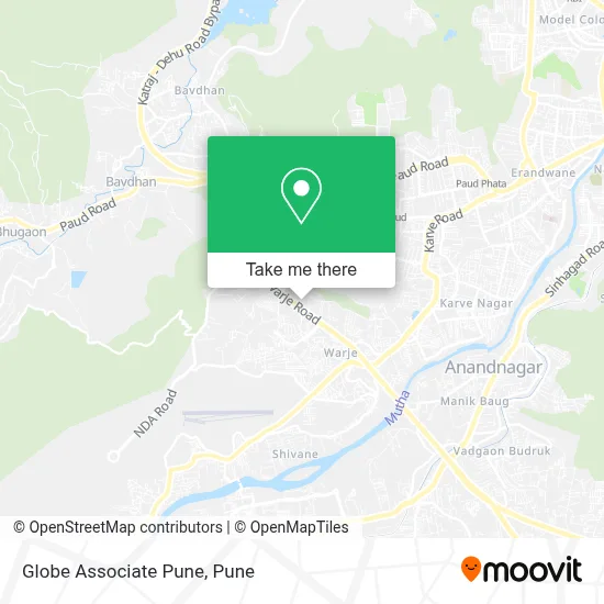 Globe Associate Pune map